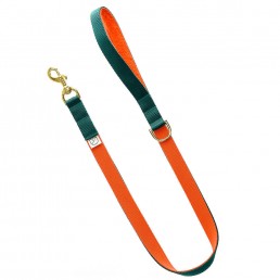 luxury green dog lead and collar doggie apparel