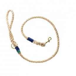 Doggie Apparel Natural Rope Dog Lead 'Marine'