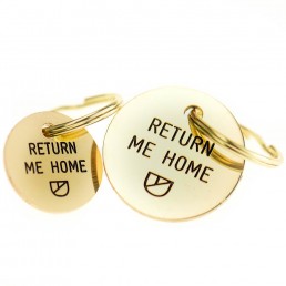 Doggie Apparel luxury brass dogID tag