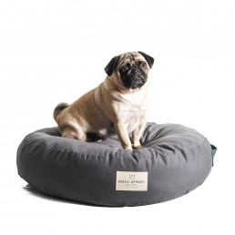 doggie apparel luxury grey dog bed 'zion'