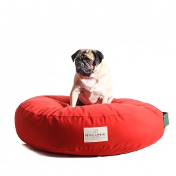 doggie apparel luxury red dog bed 'king'