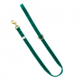 doggie apparel green velvet dog lead