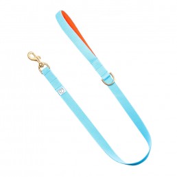 sky blue dog lead doggie apparel