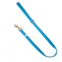 doggie apparel blue velvet dog lead