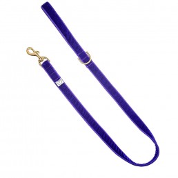 doggie apparel purple velvet dog lead