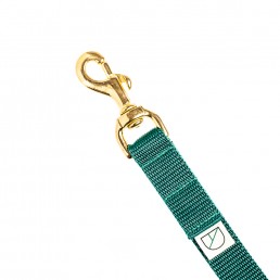 doggie apparel luxury handsfree dog lead in green