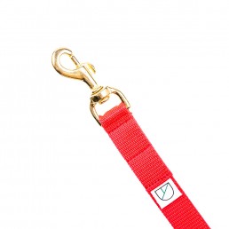 Doggie Apparel red handsfree dog lead
