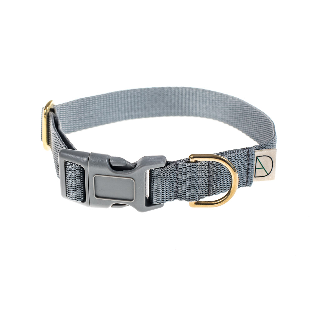 doggie apparel grey dog collar