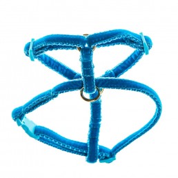 teeny velvet dog harness